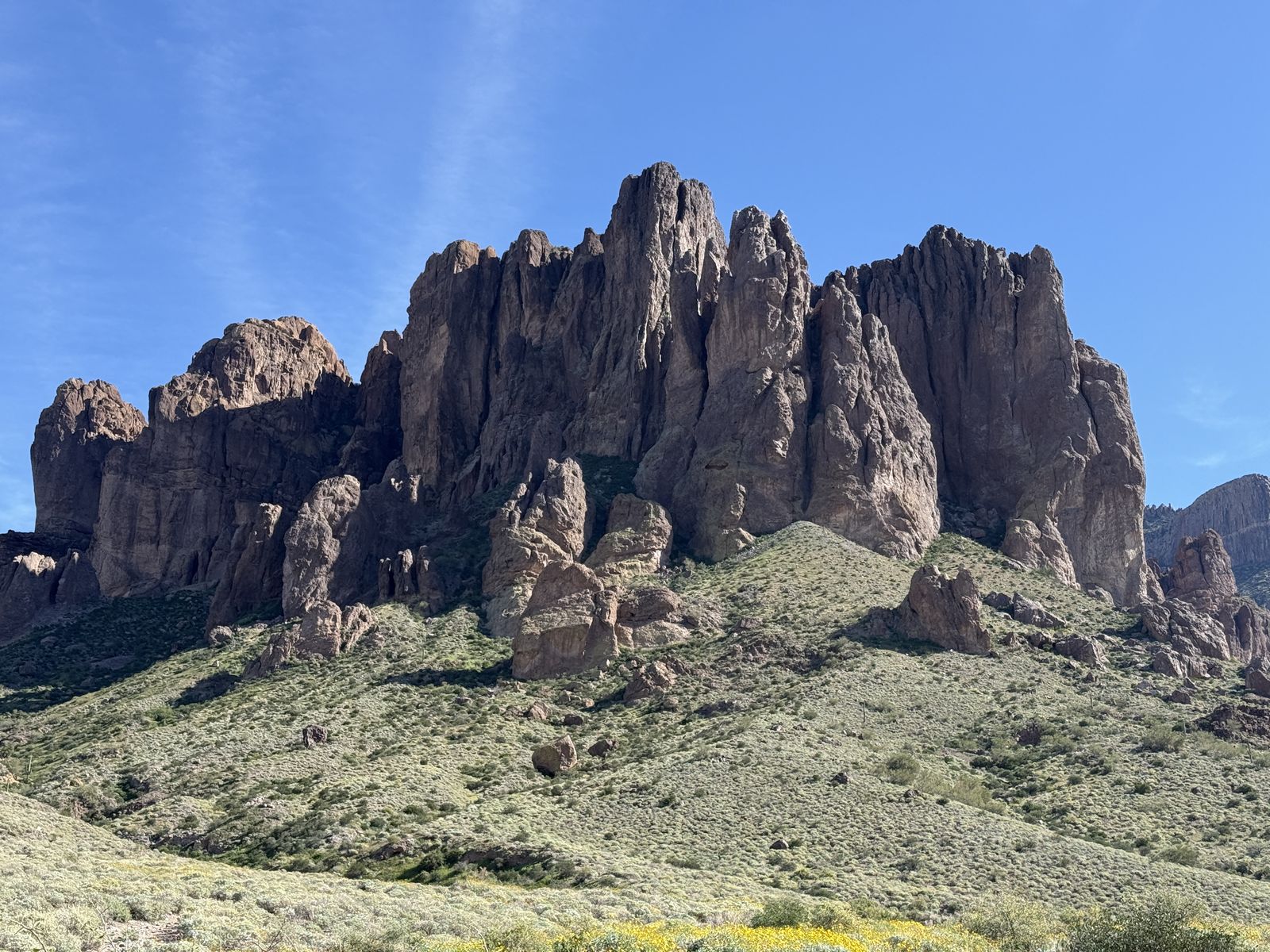 Flatiron in the Superstition Mountains